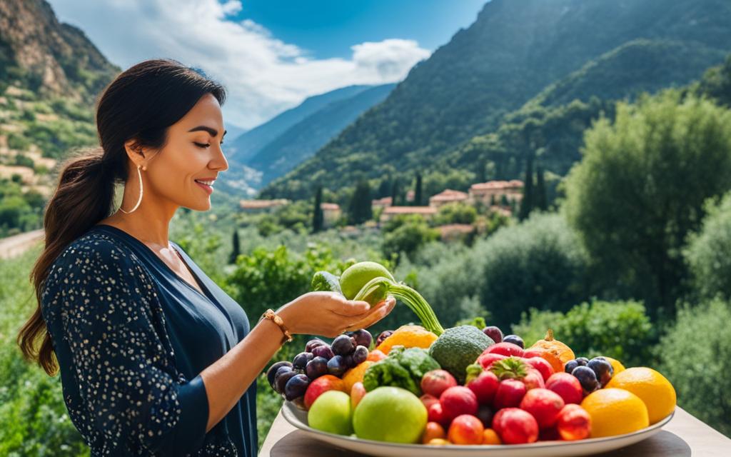 benefícios da dieta mediterrânea para o bem-estar mental
