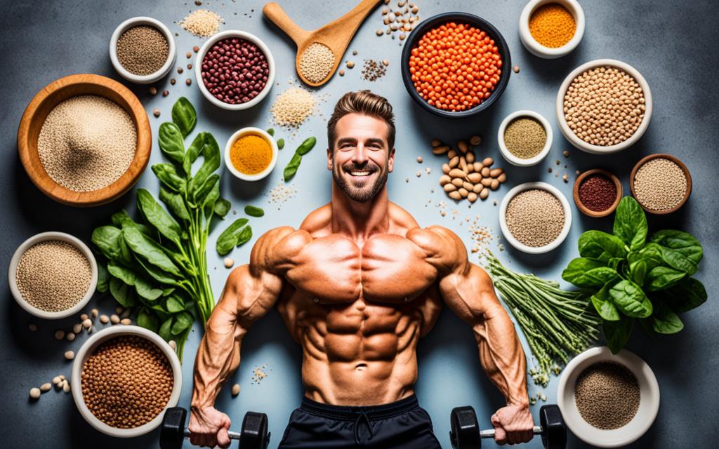 Construindo músculos com proteínas saudáveis